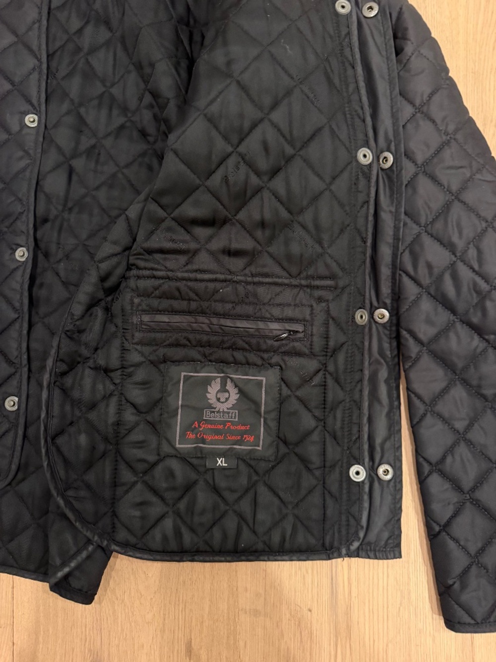 Belstaff Wilson Quilted Field Jacket Black XL